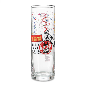 1. FC Köln Kölschglas "Alaaf ihr Jecke!" ca